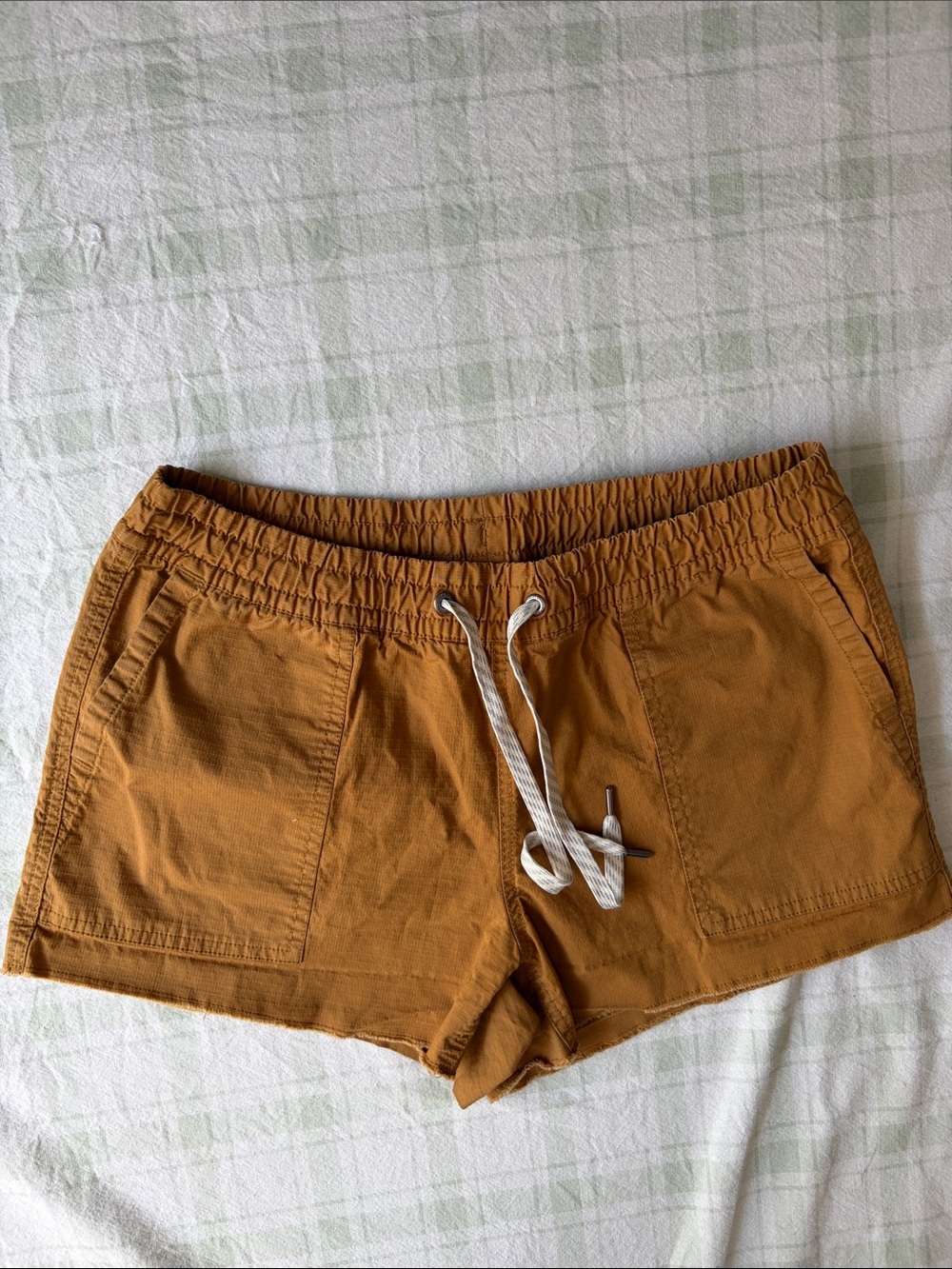 Vuori Women’s Elastic Waist Drawstring Shorts - Mustard